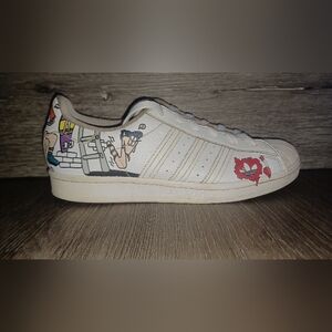 Adidas Superstar "White Comic" - Rare Edition Sneakers - Size 6 Men